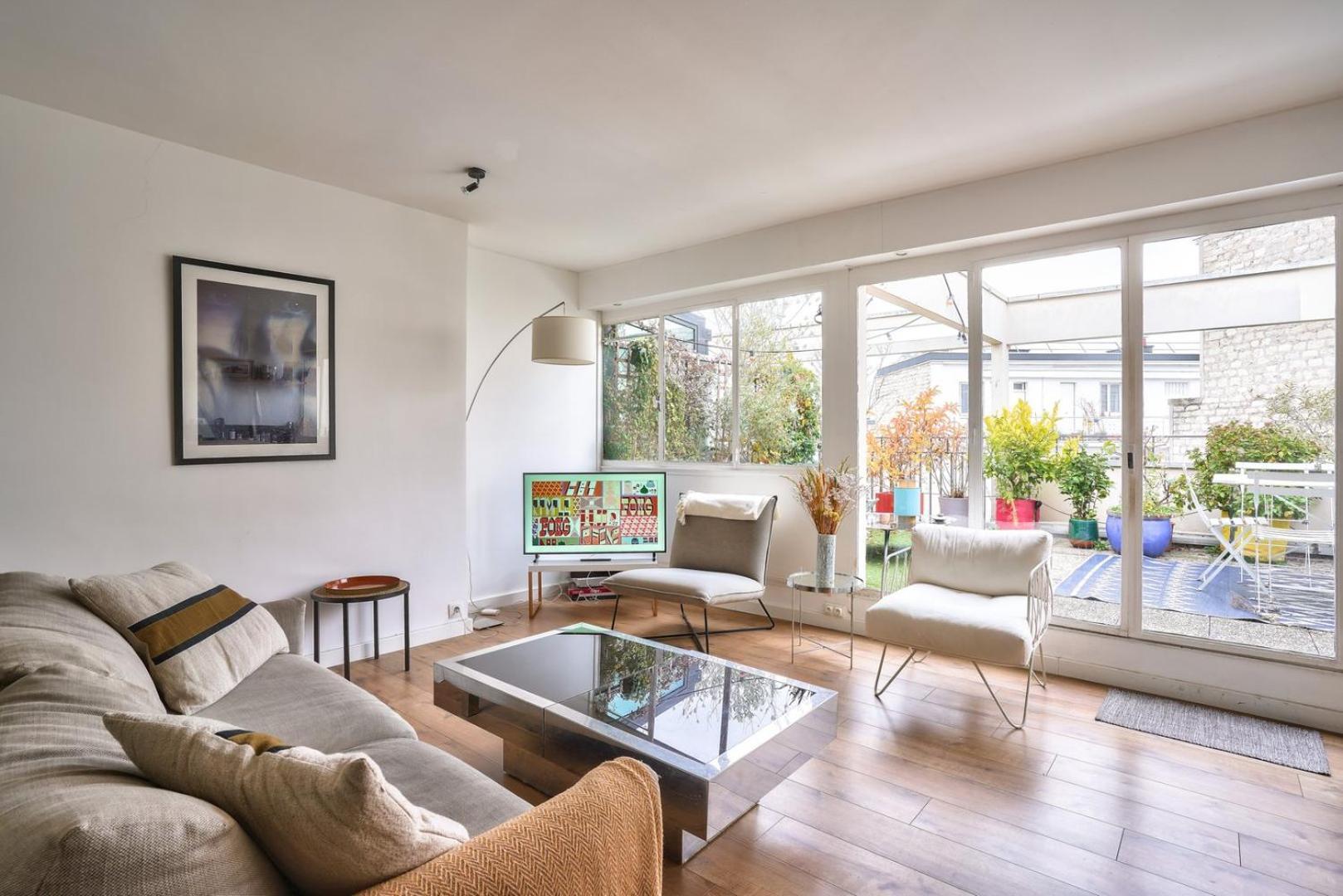 Guestready - Apt Confortable Avec Terrasse Au 18E 파리 외부 사진