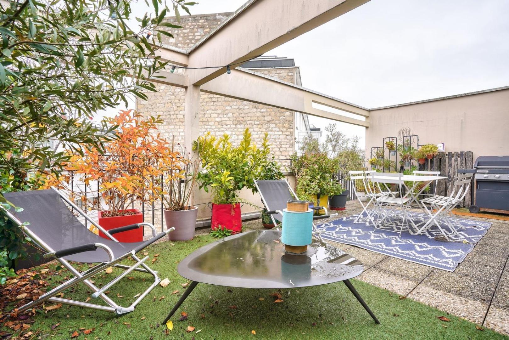 Guestready - Apt Confortable Avec Terrasse Au 18E 파리 외부 사진